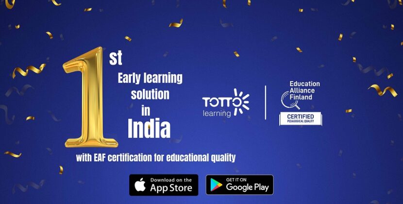 Totto Learning Certified for High Education Quality by Education Alliance Finland