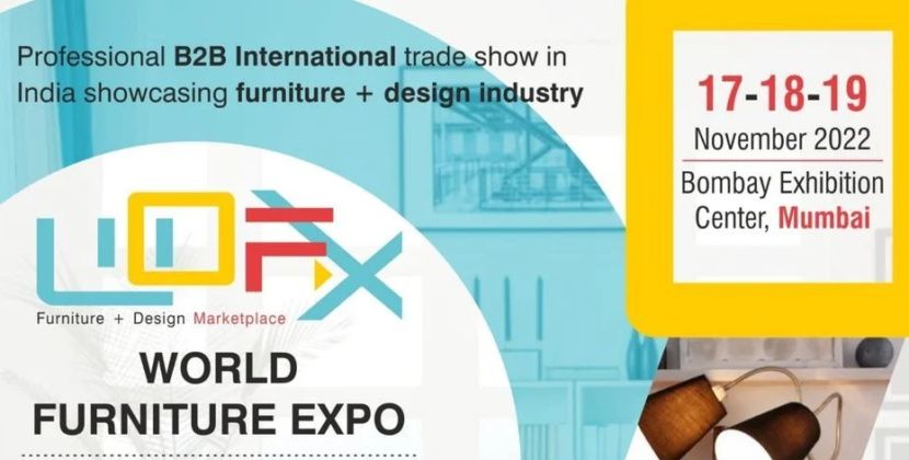 LEADING INDIAN AND INTERNATIONAL FURNITURE BRANDS TO SHOWCASE THEIR LATEST CONCEPTS AND DESIGNS AT WOFX – WORLD FURNITURE EXPO