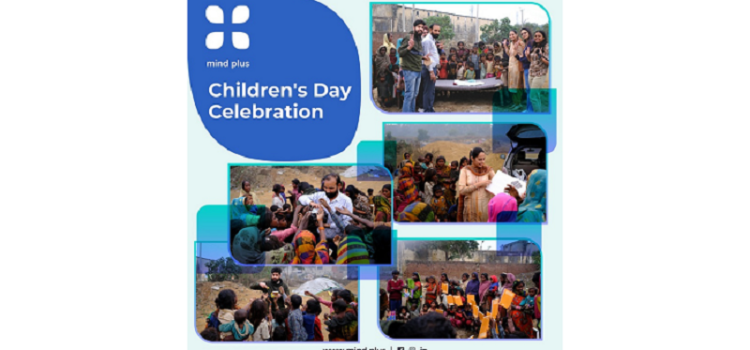 MindPlus organizes drive for underprivileged children on Children’s day