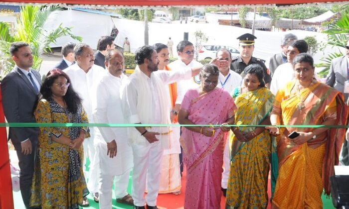 Hon’ble President of India Smt. Droupadi Murmu inaugurates the project “Development of Srisailam Temple in the State of Andhra Pradesh”