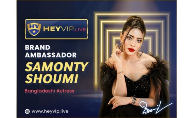 HEYVIP.LIVE Announces Samonty Shoumi as New Brand Ambassador