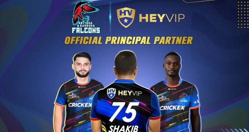 HEYVIP Named Official Principal Partner of Antigua & Barbuda Falcons This Caribbean Cricket Season 2025