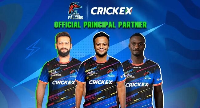 Crickex Becomes Official Principal Partner of Antigua and Barbuda Falcons This Caribbean Cricket Season 2025