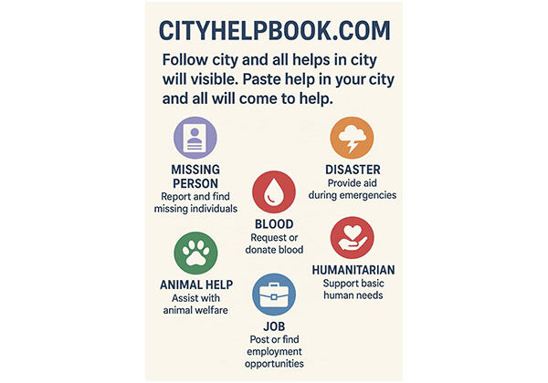 CityHelpBook.com: The Social Network That built to help Humanity
