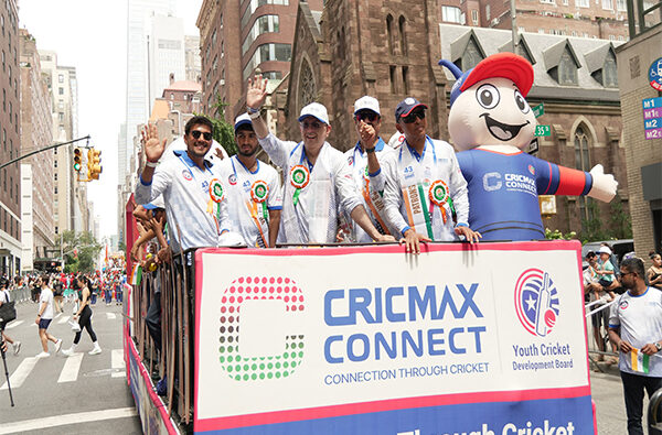 Cricmax Connect, Rashmika Mandanna, and Vijay Deverakonda Bring Youth Cricket to the Madison Avenue India Day Parade