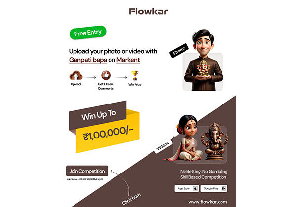 Flowkar Launches Markent with Ganesh Chaturthi Contest – Win ₹2.5 Lakh in India’s First Skill-Based Creator Competition