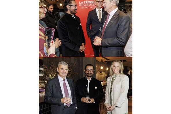 La Trobe University and IFFM honour India’s Independence Day with Aamir Khan, celebrating cultural and research partnerships