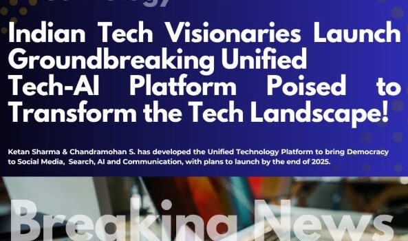Indian Tech Visionaries Launch Groundbreaking Unified Tech-AI Platform Poised to Transform the Social Landscape.