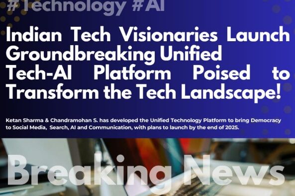 Indian Tech Visionaries Launch Groundbreaking Unified Tech-AI Platform Poised to Transform the Social Landscape.