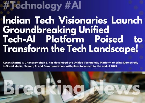 Indian Tech Visionaries Launch Groundbreaking Unified Tech-AI Platform Poised to Transform the Social Landscape.