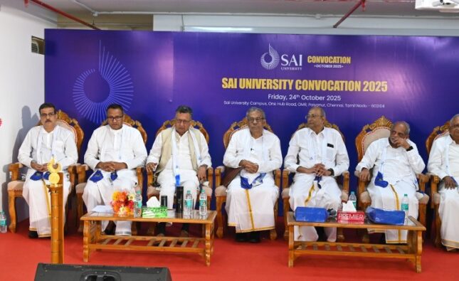 Sai University Convocation 2025; Leaders Urge Students to Lead with Integrity and Purpose