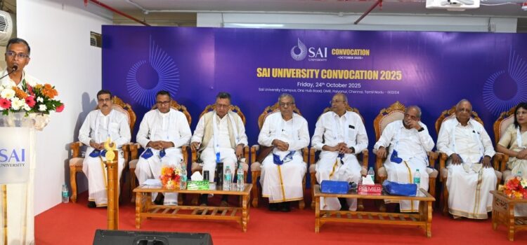 Sai University Convocation 2025; Leaders Urge Students to Lead with Integrity and Purpose