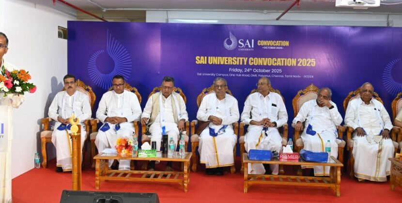 Sai University Convocation 2025; Leaders Urge Students to Lead with Integrity and Purpose