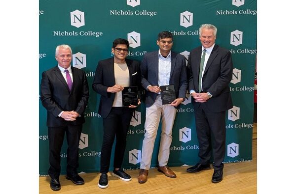 Nishant & Nikhil Rathi Felicitated at Alma Mater Nichols College for Entrepreneurial Leadership