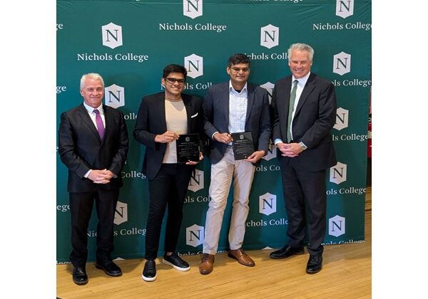 Nishant & Nikhil Rathi Felicitated at Alma Mater Nichols College for Entrepreneurial Leadership