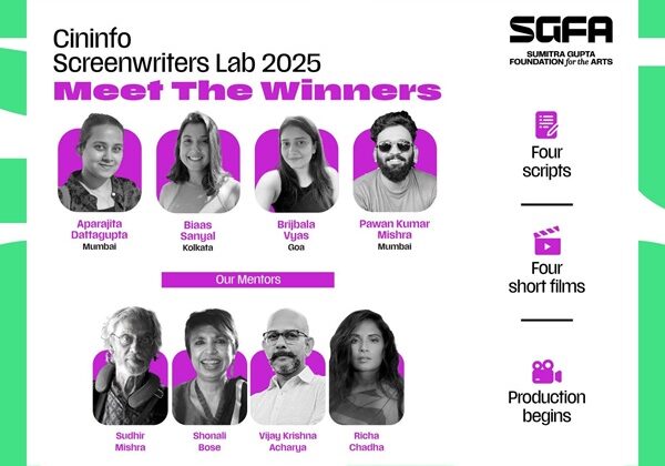 Cininfo Screenwriters Lab 2025 Announces Four Winners
