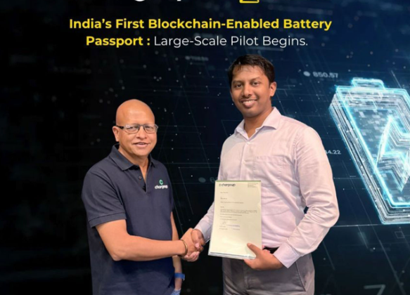 The Battery Gets a Digital Identity. India’s First Blockchain-Based Battery Passport pilot launched by Zenfinity and Chargeup
