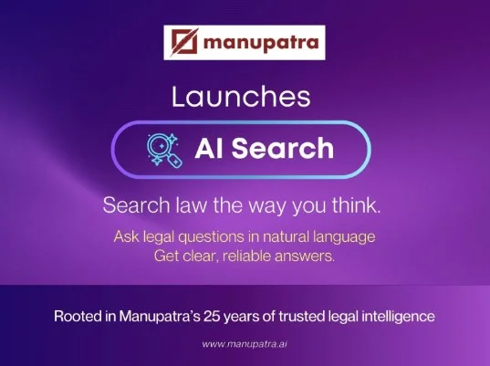 Manupatra Unveils AI Search, Once Again Redefining the Future of Legal Research in India