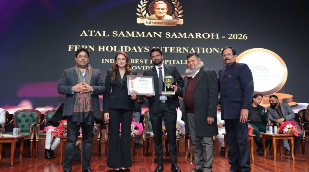 Fern Holidays International Recognised as “India’s Best Hospitality Provider 2025” at Atal Samman Samaroh 2026