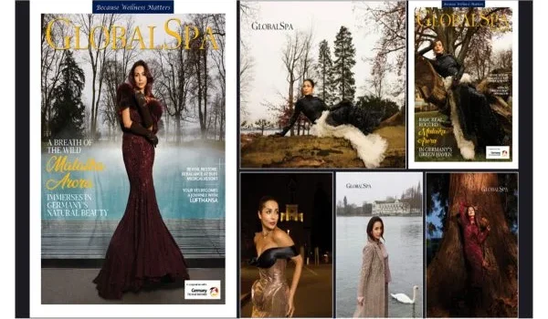 Malaika Arora Captures the Serene Beauty of Germany’s Nature for GlobalSpa Magazine in Collaboration with German National Tourist Office India