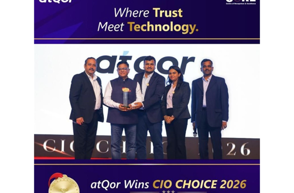 atQor Wins CIO CHOICE 2026 for Most Trusted ICT Brand in Emerging Technologies – Data Lakes