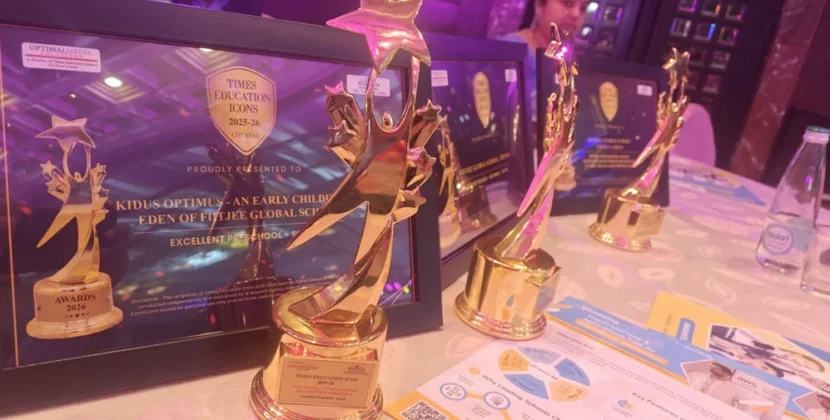 Kidus Optimus from FIITJEE Global School Recognised as Excellent Preschool at Times Education Icons 2025-26