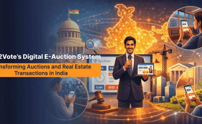 Right2Vote’s Digital E-Auction System Is Transforming Auctions and Real Estate Transactions in India
