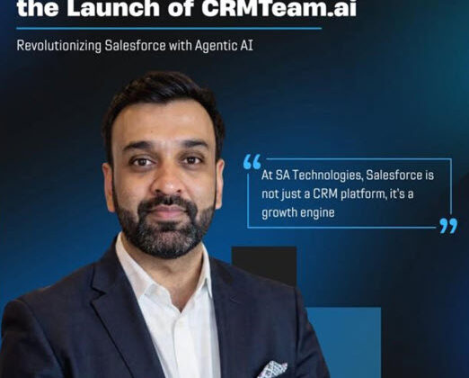 SA Technologies Launches CRMTeam.ai to Move Enterprises from “Rented Talent” to Agentforce-Driven Outcomes; Appoints Siddharth S. Lakhotia to Lead Practice