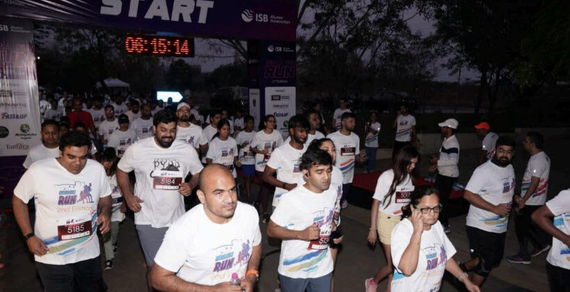 The ISBAA Fun Run, 2nd Edition, Successfully BringsTogether the ISB Community at the ISB Campus,Hyderabad