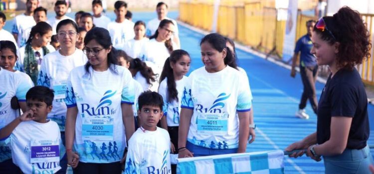 Bhopal Stadium Lights Up for the Run For Her Anniversary Celebration