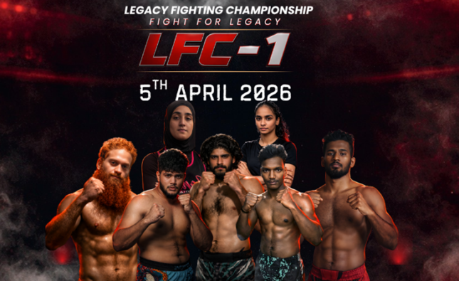 India’s Combat Sports Gets a Major Boost as Legacy Fighting Championship (LFC) Announces High-Scale MMA Event in Hyderabad