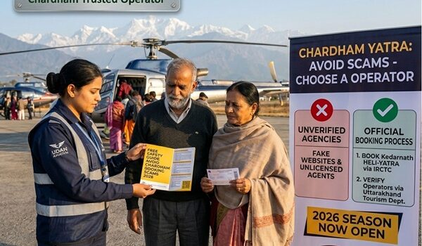 Dehradun Helicopter Operator Warns Pilgrims About Rising Chardham Booking Scams – Issues Free Safety Guide as 2026 Season Opens