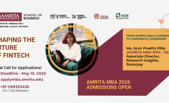 Final call: Amrita School of Business MBA Admission 2026