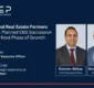 International Real Estate Partners Announces Planned CEO Succession to Support Next Phase of Growth