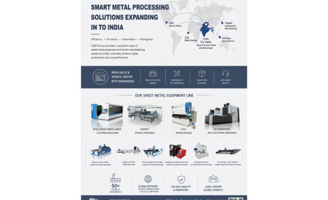 Tailift Group Introduces Intelligent Sheet Metal Processing Solutions to the Indian Market