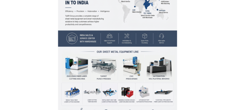 Tailift Group Introduces Intelligent Sheet Metal Processing Solutions to the Indian Market