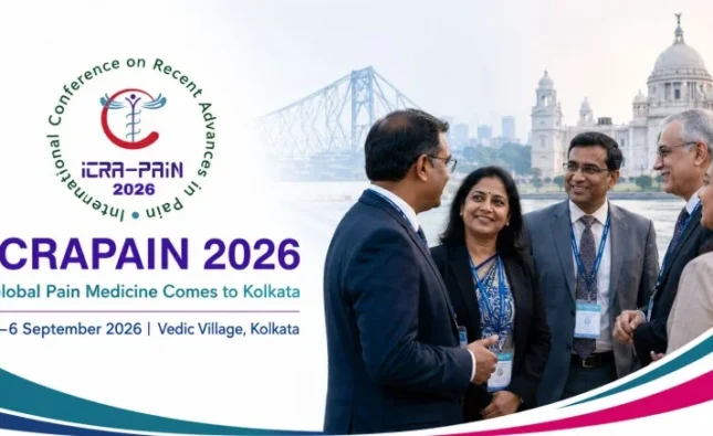 ICRAPAIN 2026 to Bring Global Pain Medicine Leaders to Kolkata