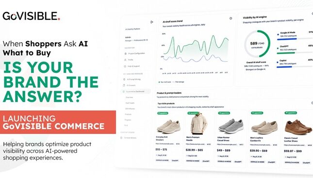 Launch of GoVISIBLE Commerce: AI Visibility Intelligence Platform for eCommerce Brands