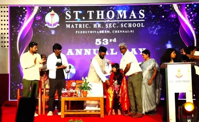 The Future of Music Is Nine Years Old: Victoria Isaac Honoured at St. Thomas Matric Hr. Sec. School’s 53rd Annual Day