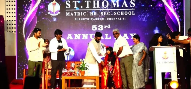 The Future of Music Is Nine Years Old: Victoria Isaac Honoured at St. Thomas Matric Hr. Sec. School’s 53rd Annual Day