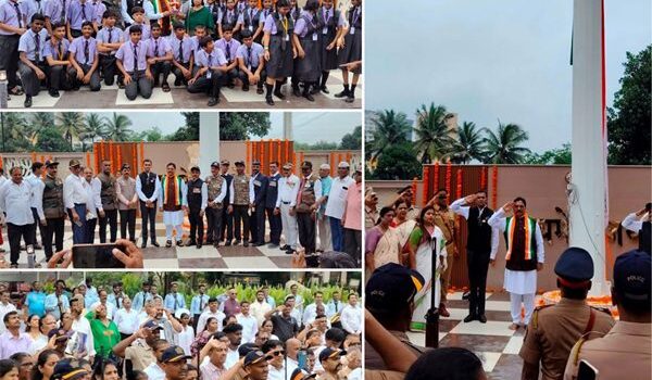 MP Ravindra Waikar Leads Grand Independence Day Celebrations in Mumbai North-West; Pays Tribute to 100+ Foot National Flag and Honours Serving & Former Soldiers